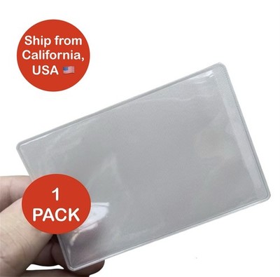 1 Pack - Card Holder Protector Sleeve Medicare SSN ID License Credit Debit Bank