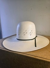 Resistol 20x Genuine Shantung Panama Latigo Size 7 1/2. 4 1/4 Brim.