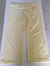 Juicy Couture Vintage Y2K Famously Juicy Yellow Terry Track Pants Size XL