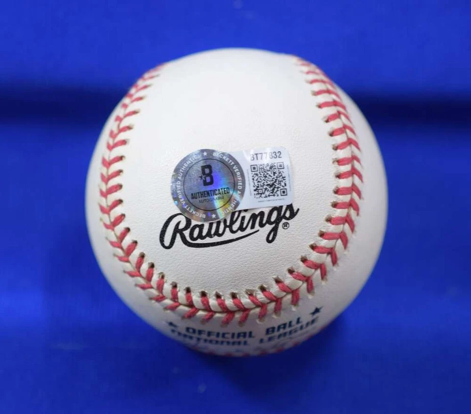 Don Sutton Beckett BAS Autograph National League ONL Signed Baseball - Image 2 of 2