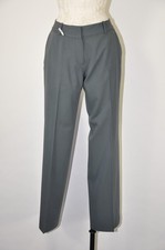 St John Collection Gray Tailored Flat Straight Leg Slacks Trousers Pants Women 6