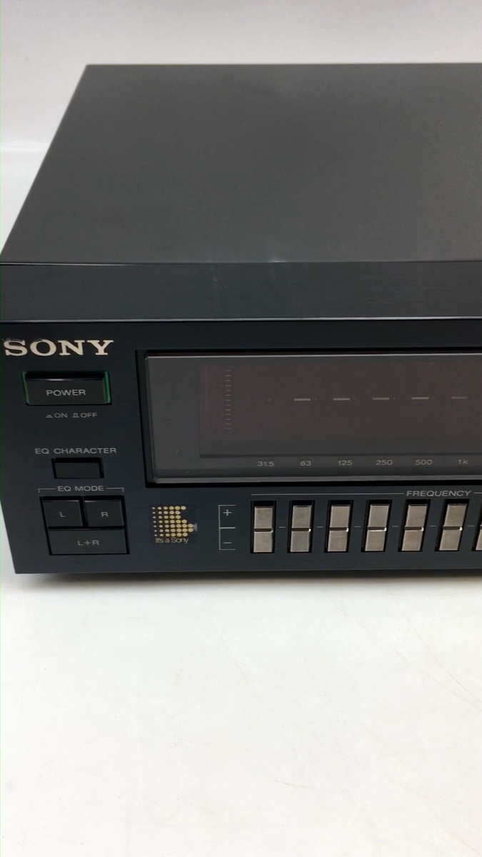 値下げ中！ SONY 333ES オーディオアンプ Sony SEQ-333ES 10-Band Program Equalizer Vintage Hi-Fi Tested