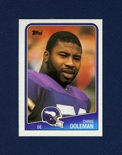 Chris Doleman Rookie Card (RC): 1988 Topps #157. rookie card picture