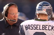 Seattle Seahawks head coach Mike Holmgren at a game v the San Dieg- Old Photo 5