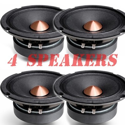 NEW Precision Power PMF654 6.5'' 400W Midrange Speakers 200W RMS EACH 24oz Magnet