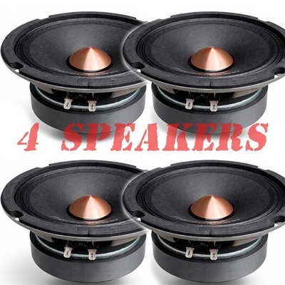 #ad NEW Precision Power PMF654 6.5quot; 400W Midrange Speakers 200W RMS EACH 24oz Magnet $126.99