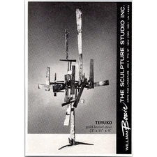 William Bowie The Sculpture Studio Inc. New York NY 1969 Ad SAI5-6