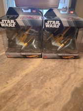 Set Of 2 Star Wars Hot Wheels Starships Select NABOO STARFIGHTER #26 HTJ81 NIB