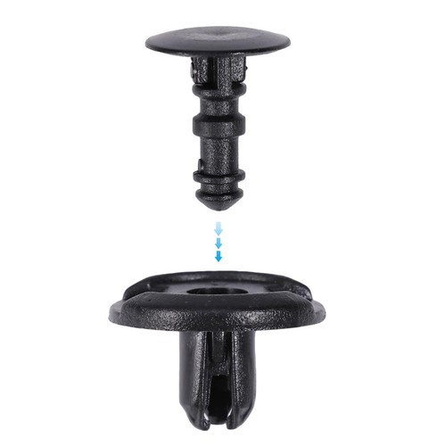 Sujetador de forro de tablero de hojas de 80 piezas parachoques automático universal - Imagen 6 de 11