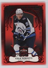 2025-26 Upper Deck Fleer Ultra Ultra Team Red 32/99 Cole Perfetti #1of20 1u0d