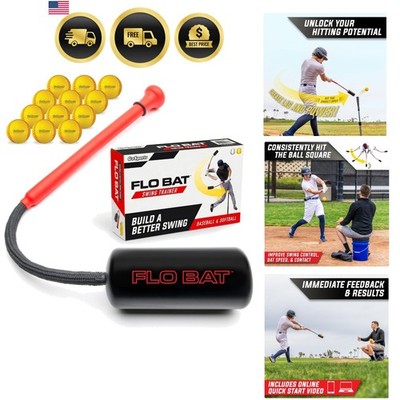 Hitting System Training Equipment - Includes FLO BAT with 12 Foam