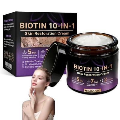 Biotin 10-in-1 Skin Restoration Cream, 2026 New Skin Treatment Cream