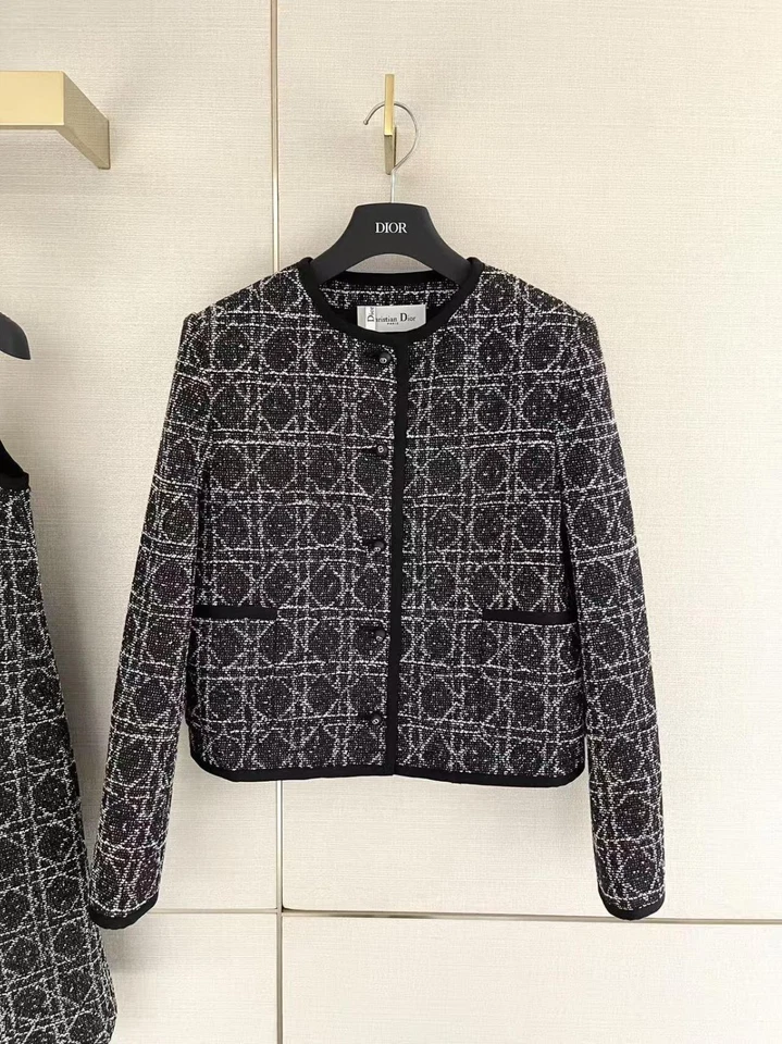 Dior Haute Couture Women's Coat with Twill Pattern size:L - Image 2 of 4