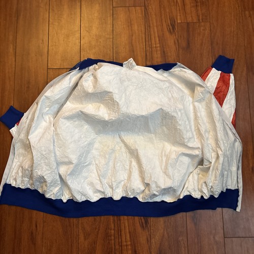 Giacca di carta vintage squadra olimpica USA Dupont Tyvek uomo XL 44-46 e 1984 targa - Foto 15 di 18