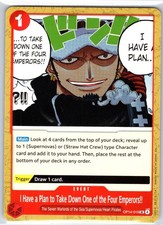 I Have a Plan to Take Down One of the Four Emperors!! One Piece OP14-019 NM