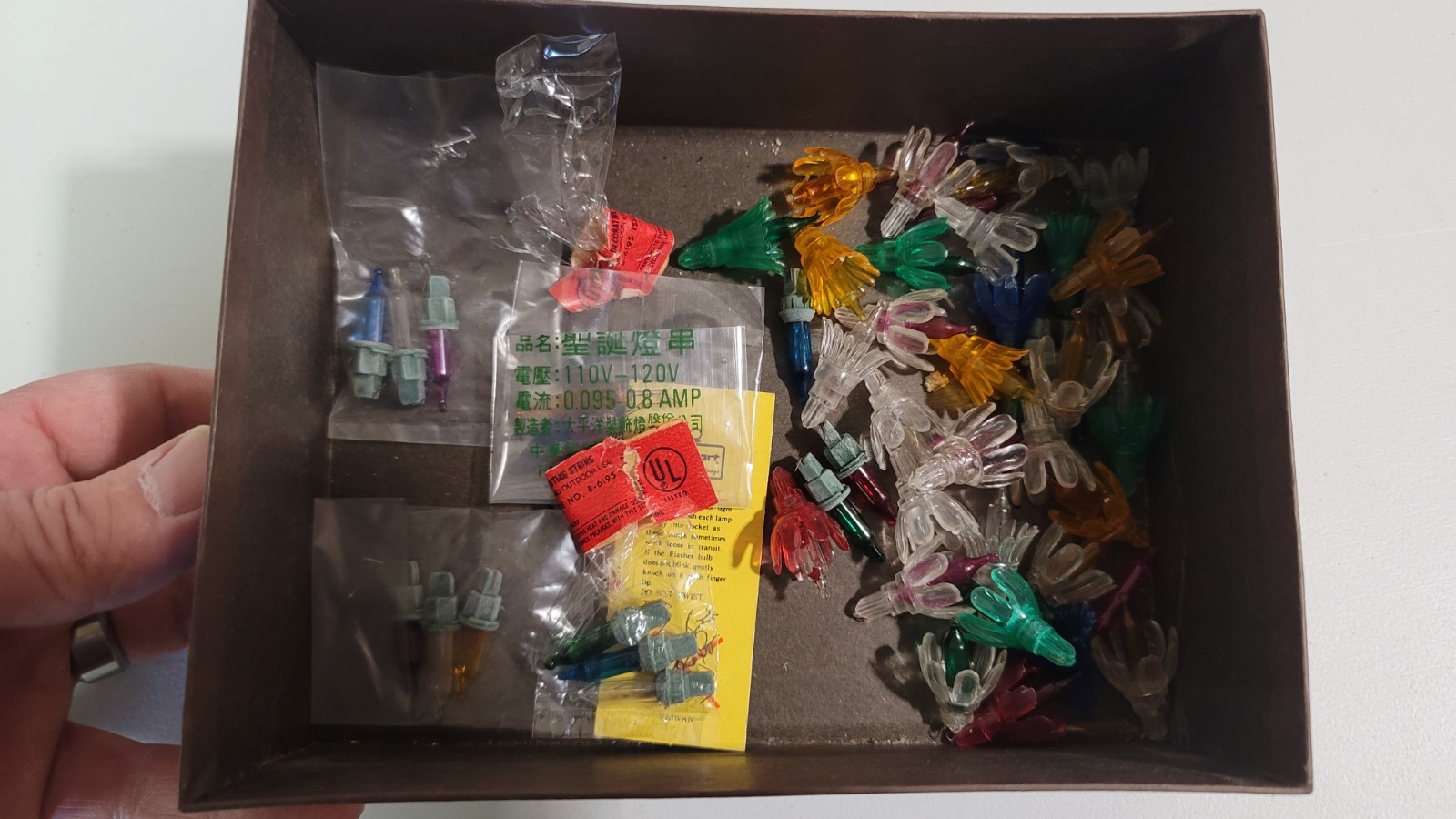 1980s And 90s Vintage Christmas Tree Light Bulbs, Mixed