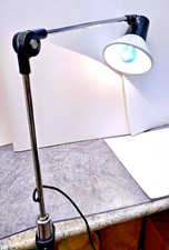 Lampada a morsetto doppio braccio Derungs Toplux, anni '70 modernariato