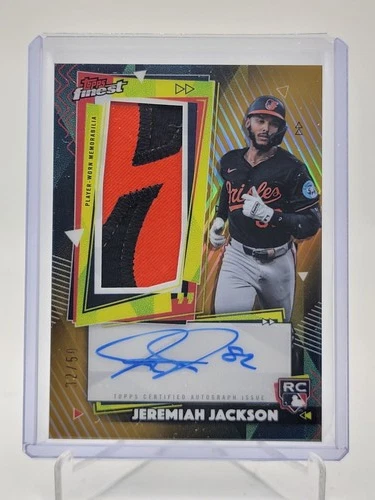 2026 Topps Finest Jeremiah Jackson Gold (RAW)