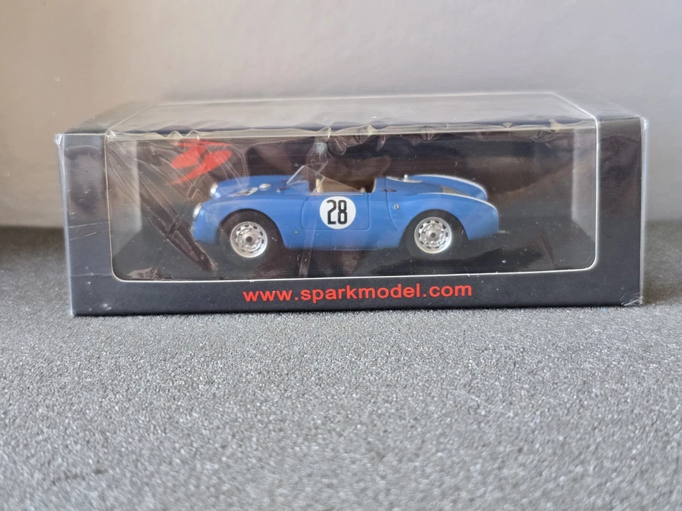 SPARK S9718 - PORSCHE 550 #28 LE MANS 24H 1956 1:43 SCALE MODEL - New & Sealed - Image 2 of 4