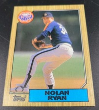 1987 Topps Nolan Ryan #757 Totals Houston Astros Baseball Card