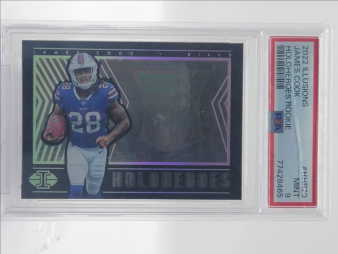 James Cook Panini Illusions Holoheroes Rookie #HHR29 Base