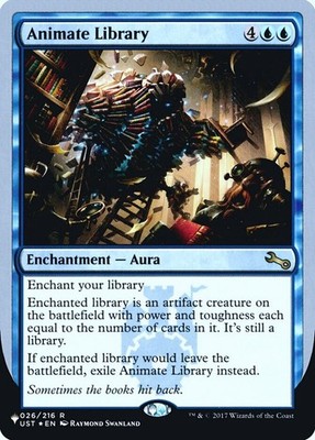 x1 Animate Library - Foil - The List R MTG The List M/NM, English