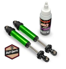 Traxxas 10962-GRN - Shocks GT-Maxx Rear Aluminum Anodized w/o Sping (Sand Car)