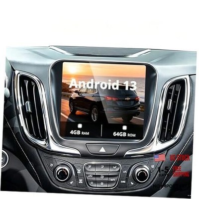 Qualcomm 8-Core Head Unit Car Radio Upgrade for 2017 Chevy Equinox, Manual AC