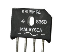 4 x  1000V - 6A Bridge Rectifier Single-Phase KBU6M - 836B NOS
