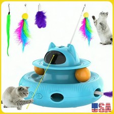 Cat Laser Interactive Indoor Cat Pet Toys Automatic, USB Cat Teaser Pet Toys