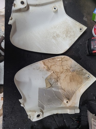 1998 98 XR400R XR400 XR 400 400R OEM Plastics Side Panels | eBay