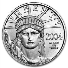 Platinum Eagle (1/10 Ounce) .999 Pure $10 Brilliant Uncirculated 4716.60 per troy oz