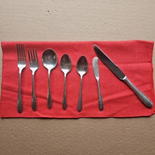 Gorham Lyric Sterling Silver Flatware (202g) and Sterling Handle Knife (58g) #1