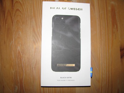 Fashion Case iPhone 11 Pro Max Black Satin, Ideal of Sweden