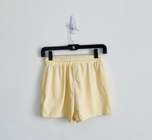 Corto Urban Renewal Eco Tejido Pull-On Cordón Nuevo con Etiquetas Amarillo XS Algodón UO - Imagen 4 de 11