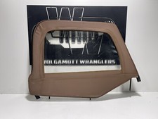 Smittybilt 97-06 Jeep Wrangler Tj Right Soft Upper Half Door Window Spice Cc A3