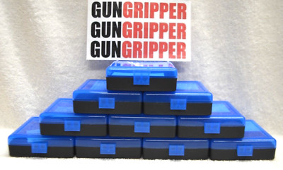 22 lr Ammo Box / Case / Storage (10 PACK) 1000 Rnds of STORAGE BLUE-BLACK