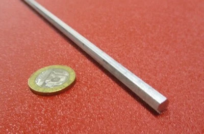 2024 Aluminum Hex Rod 1/4" Hex x 6 Ft Length - Image 1 of 4