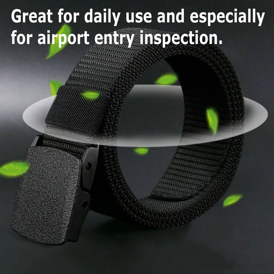 Cinturón táctico militar informal para hombre cinturón de seguridad del ejército ajustable de liberación rápida Foto 4 de 4