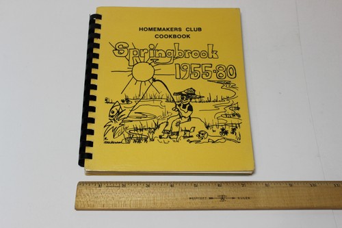 Springbrook Homemakers Club 25th Anniversary Cookbook 1955 - 1980 Bryant WI - Picture 3 of 11