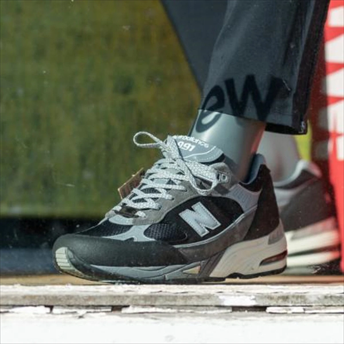 SLAM JAM NEW BALANCE M991 SJM (M991SJM) BLACK RED US 10.5