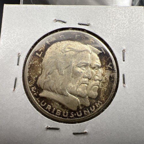 Long Island Classic 1936 conmemorativo 50c medio dólar CH AU buen tóner tonificante - Imagen 5 de 10