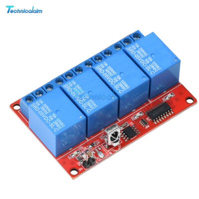 1/4 Channel 5V 12V Relay Switch Module Remote Controller Relay Driving Board