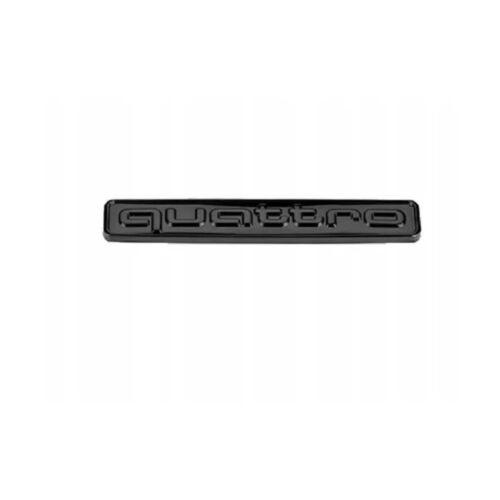 Emblème Audi Quattro noir brillant logo arrière hayon lettrage Sline S Line - Photo 1 sur 1