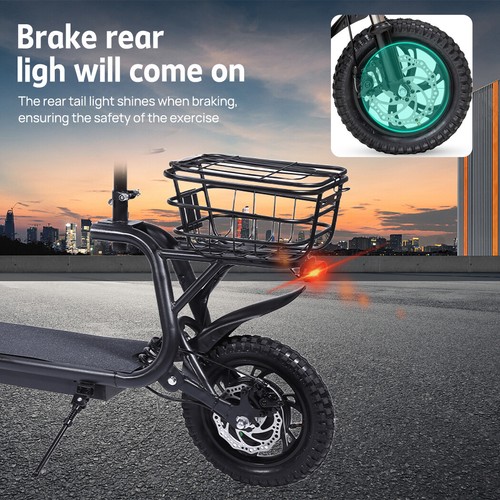 Electric Scooter 2000W 50KM/H Adult Scooter 12" Foldable Portable Travel Bike - Picture 9 of 24