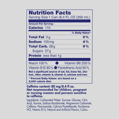 Red Bull Energy Drink Case 24-Count 8.4 Fluid Ounce Cans Original Flavor Drinks - Picture 4 of 7