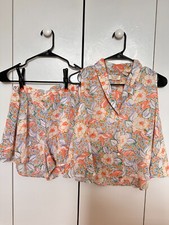 Victoria's Secret Vintage Gold Label Floral PJ Set - Size Small