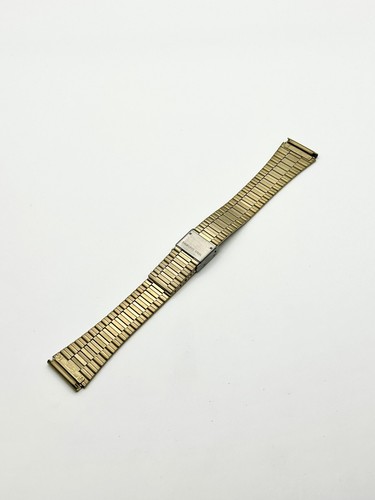 Casio B-803L Stainless Steel Bracelet Band 19mm Gold Tone - Picture 2 of 3