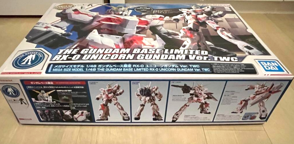 Mega size model 1/48 Gundam Base Limited RX-0 Unicorn Gundam Ver