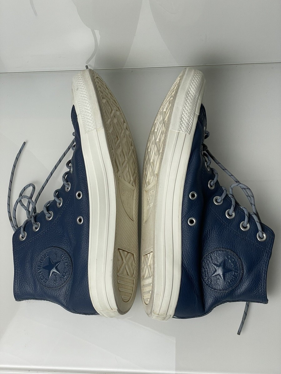 Converse CTAS Hi Limo Leather Navy/Indigo Fog 163338C Women’s 9.5 Men’s 7.5 Converse CTAS Hi Limo Leather Navy/Indigo Fog 163338C  main image 2
